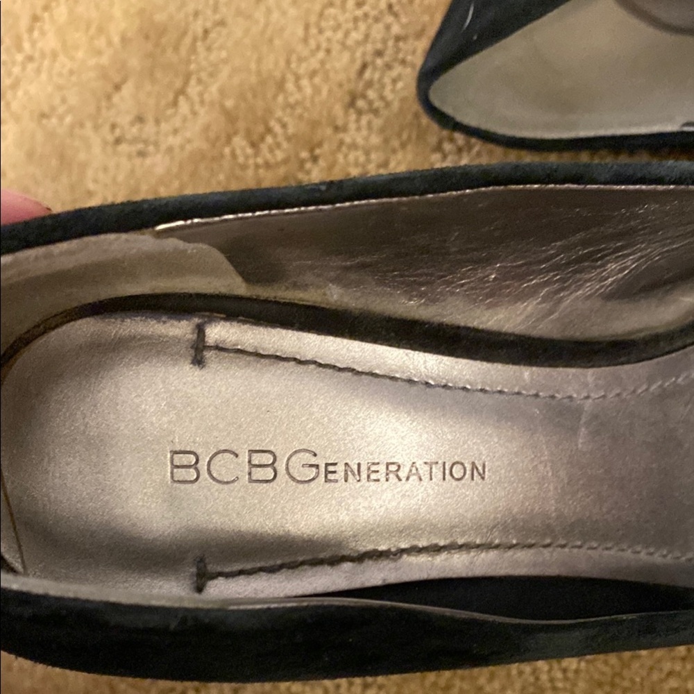 Bcbgeneration Dark Suede Heels - image 2